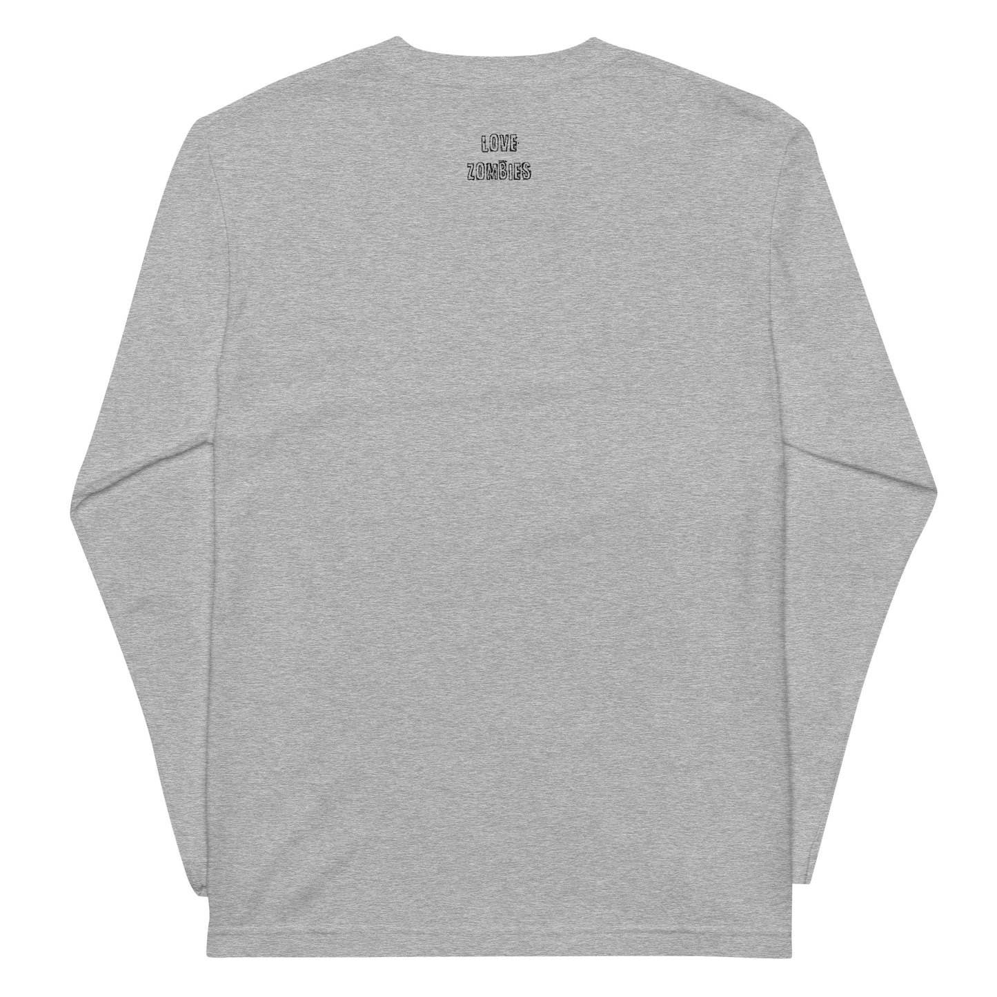 caution zombie crossing  ユニセックス長袖Tシャツ