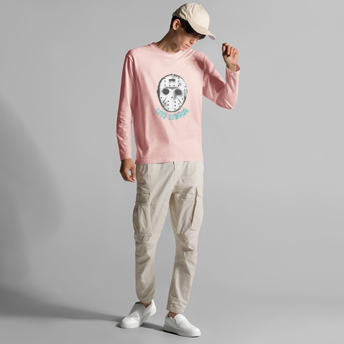 ジェイソン似 of the dead  ユニセックス長袖Tシャツ