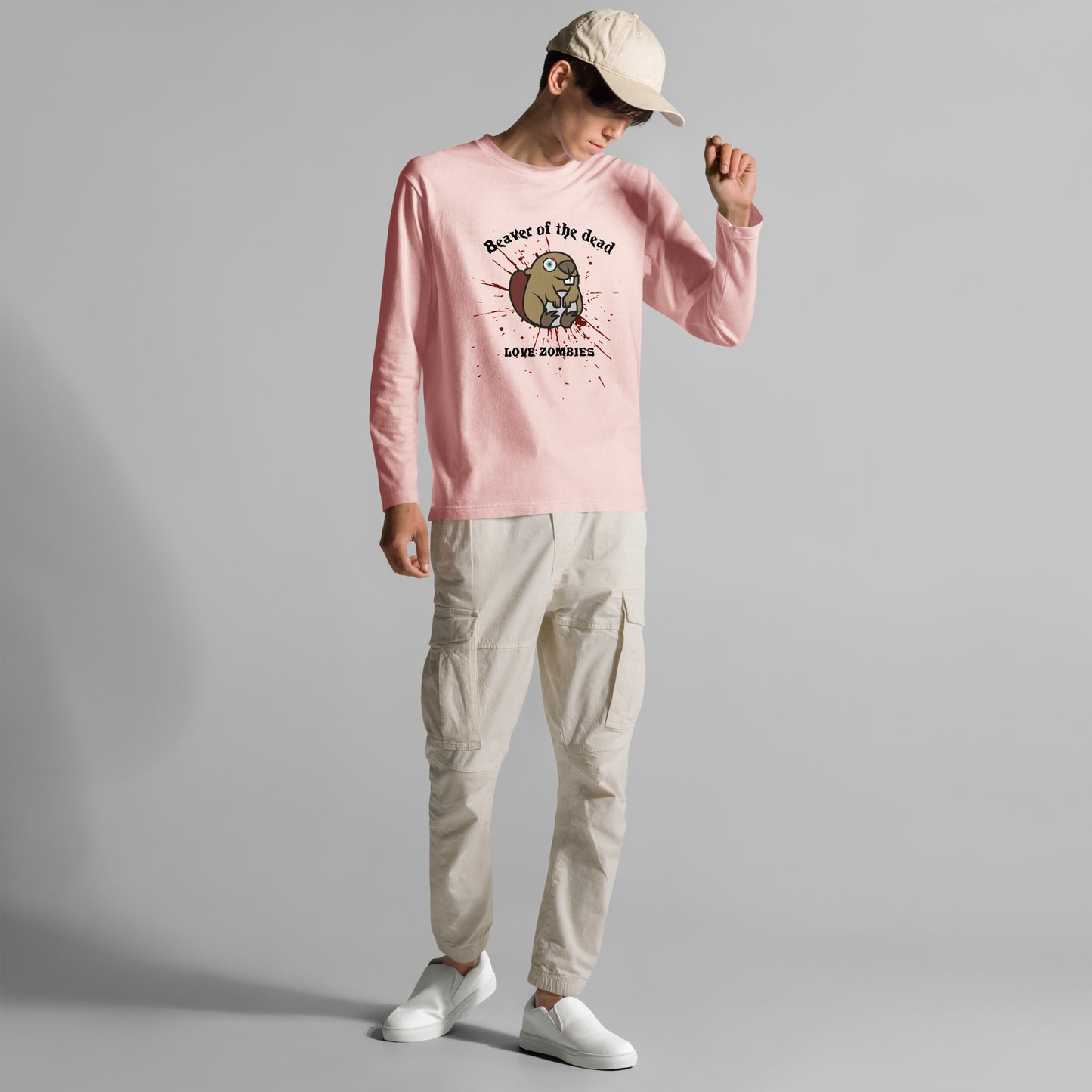 ビーバー of the dead  ユニセックス長袖Tシャツ