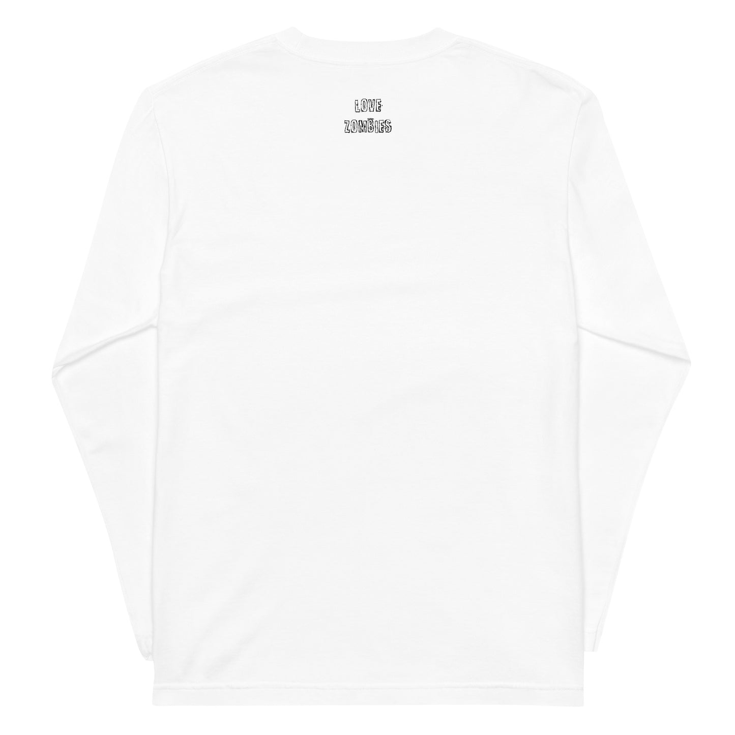 caution zombie crossing  ユニセックス長袖Tシャツ